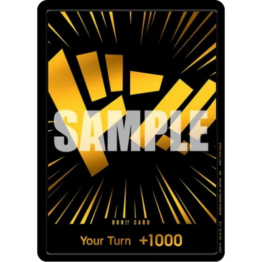 DON!! Card (Black and Gold) - One Piece Promotion Cards Foil
