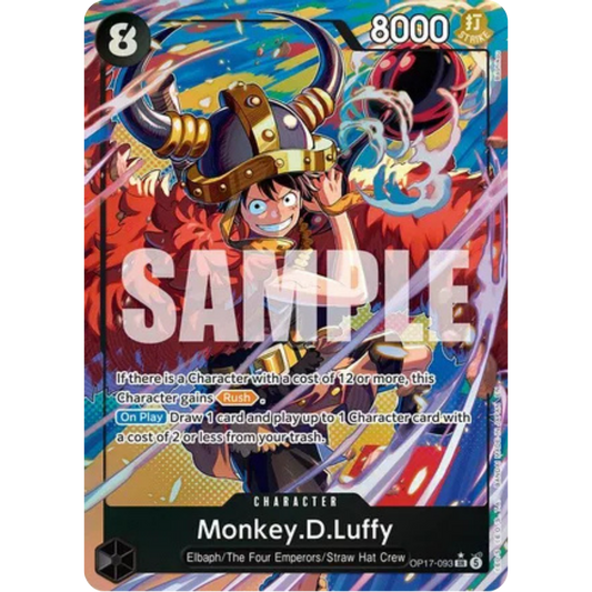 Monkey.D.Luffy (093) (Alternate Art) (OP17-093) - The World's Strongest Warriors Foil