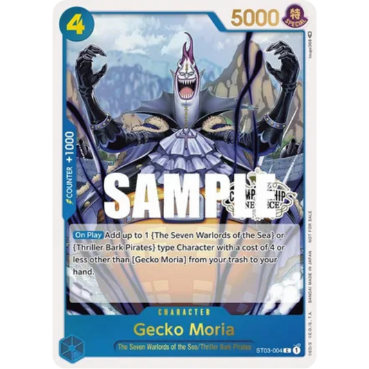 Gecko Moria (Store Championship Participation Pack) (ST03-004) - One Piece Promotion Cards Foil