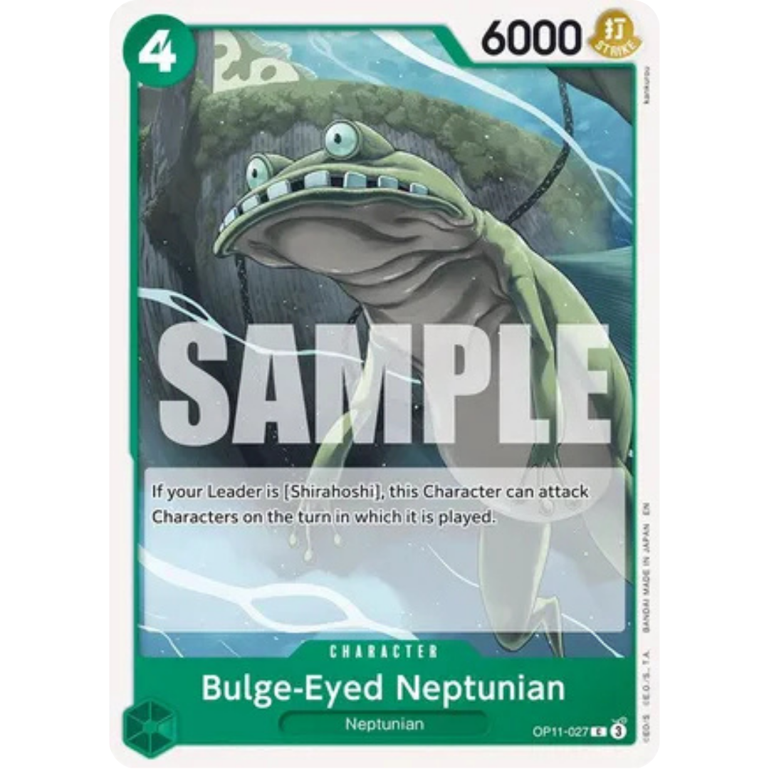 Bulge-Eyed Neptunian (OP11-027) - A Fist of Divine Speed