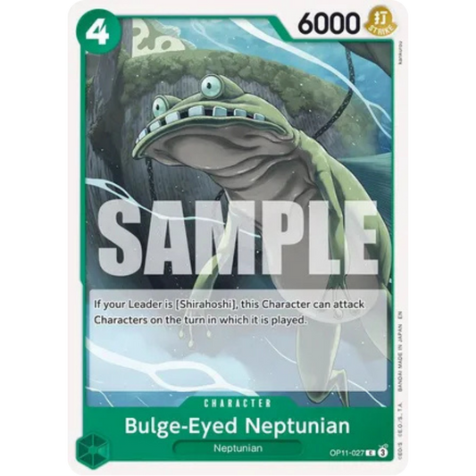 Bulge-Eyed Neptunian (OP11-027) - A Fist of Divine Speed