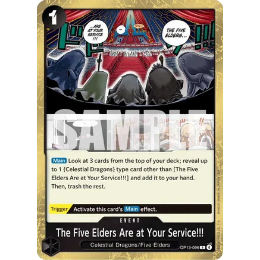 The Five Elders Are at Your Service!!! (OP13-096) - Carrying On His Will Foil