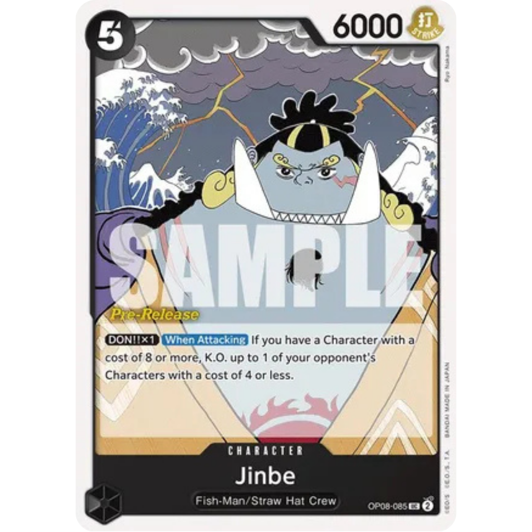 Jinbe (OP08-085) - Two Legends Pre-Release Cards