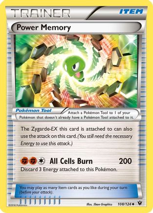 Power Memory  XY  Fates Collide - Uncommon