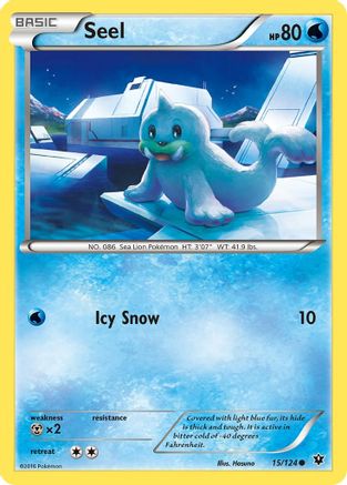 Seel 015  XY  Fates Collide - Common