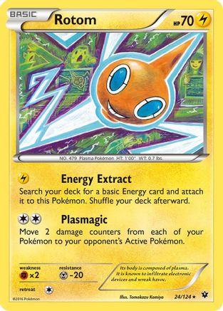 Rotom 024  XY  Fates Collide - Rare