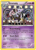 Grumpig 031  - Reverse Holofoil XY  Fates Collide - Rare