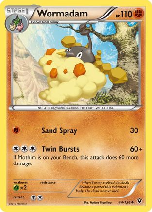 Wormadam (44)  XY  Fates Collide - Uncommon