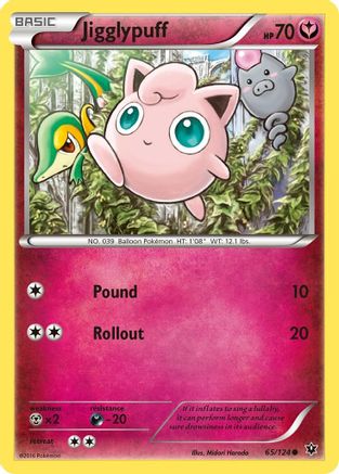 Jigglypuff 065  XY  Fates Collide - Common