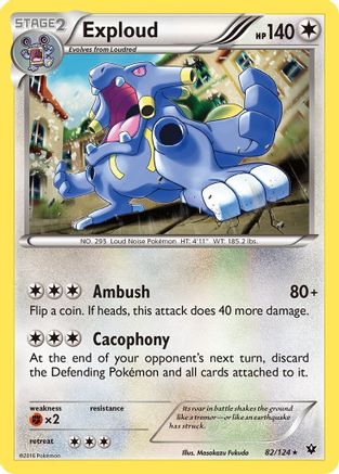 Exploud  XY  Fates Collide - Rare