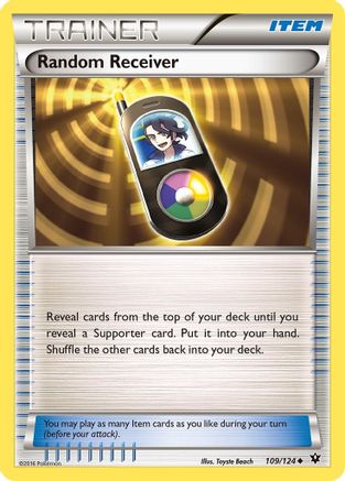 Random Receiver 109  XY  Fates Collide - Uncommon