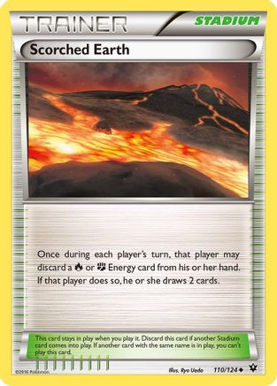 Scorched Earth 110  XY  Fates Collide - Uncommon