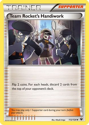 Team Rocket's Handiwork 112  XY  Fates Collide - Uncommon