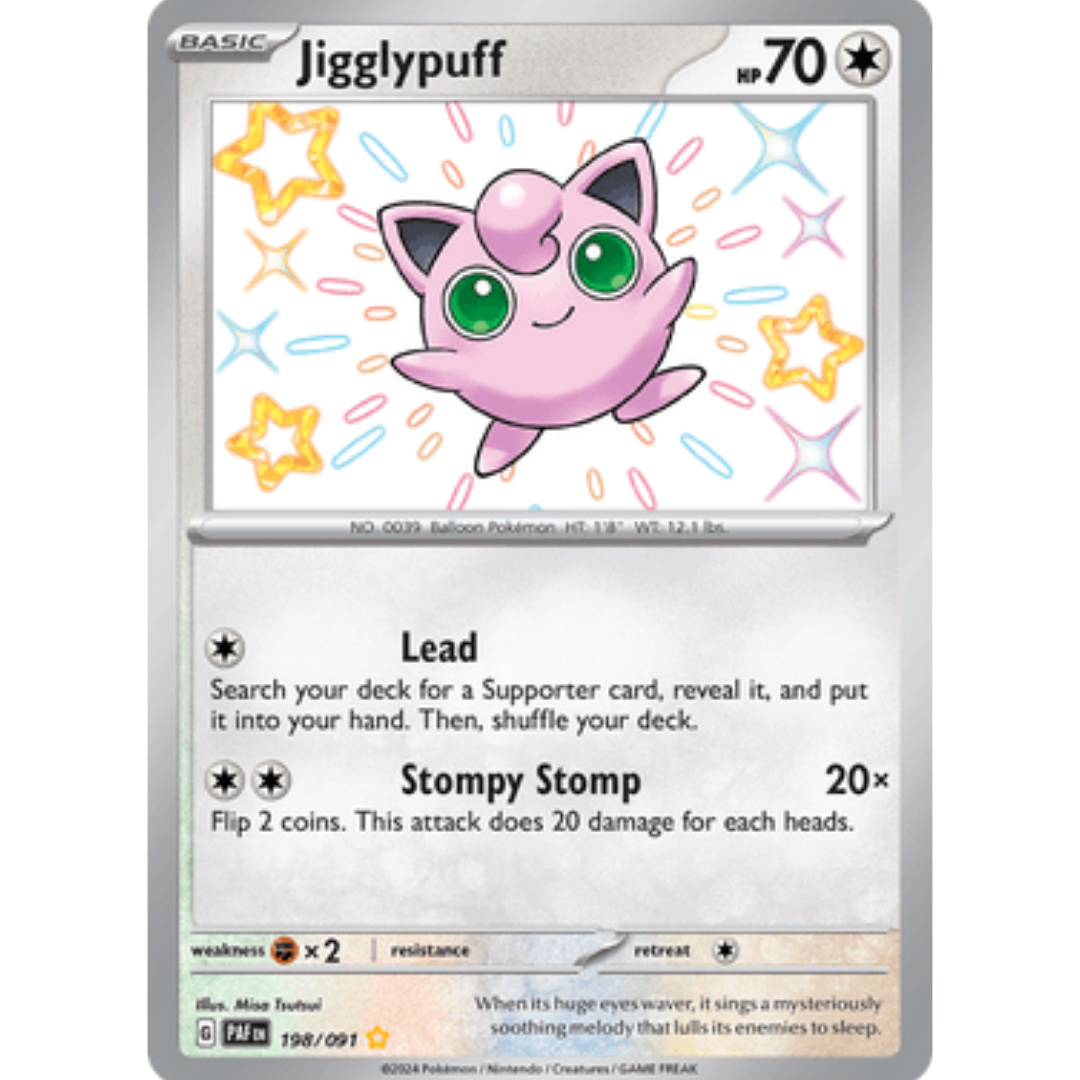 Jigglypuff (198/091) [Scarlet & Violet: Paldean Fates]