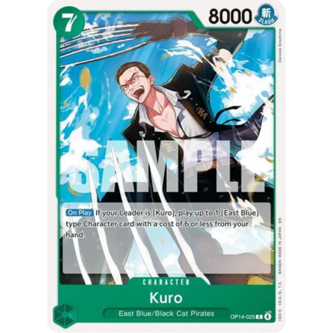 Kuro (OP14-025) - The Azure Sea's Seven