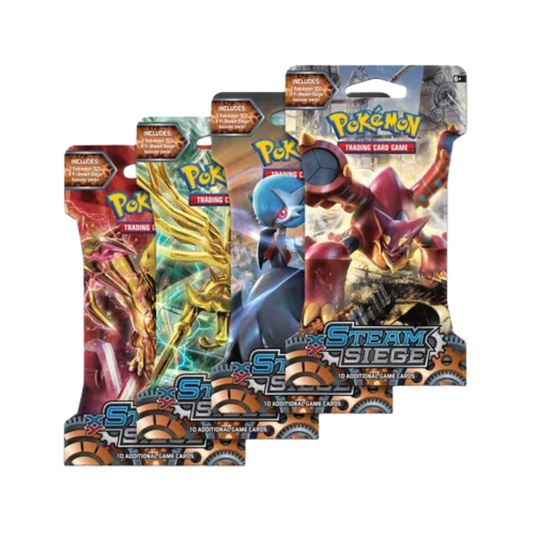 Steam Siege Sleeved Booster Pack Art Bundle [Set of 4]