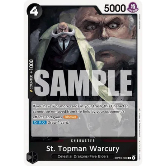 St. Topman Warcury (OP13-089) - Carrying On His Will Foil