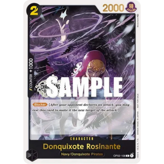 Donquixote Rosinante (Store Championship Participation Pack) (OP02-108) - One Piece Promotion Cards Foil