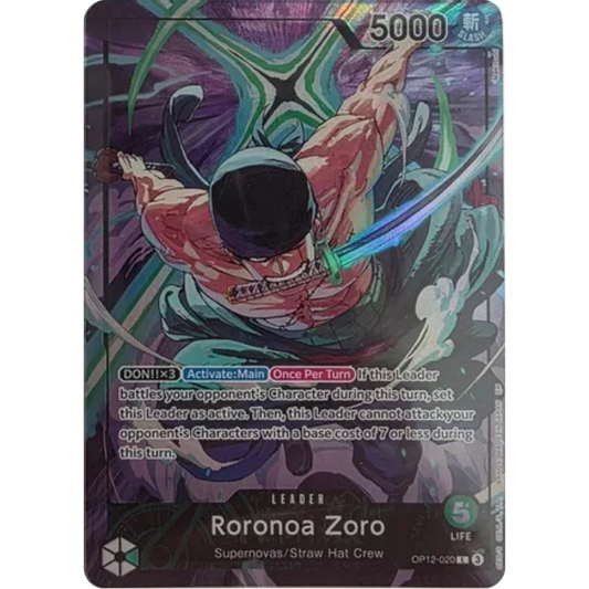 Roronoa Zoro - OP12-020 (Official Playmat Limited Edition Vol.4) (OP12-020) - One Piece Promotion Cards Foil