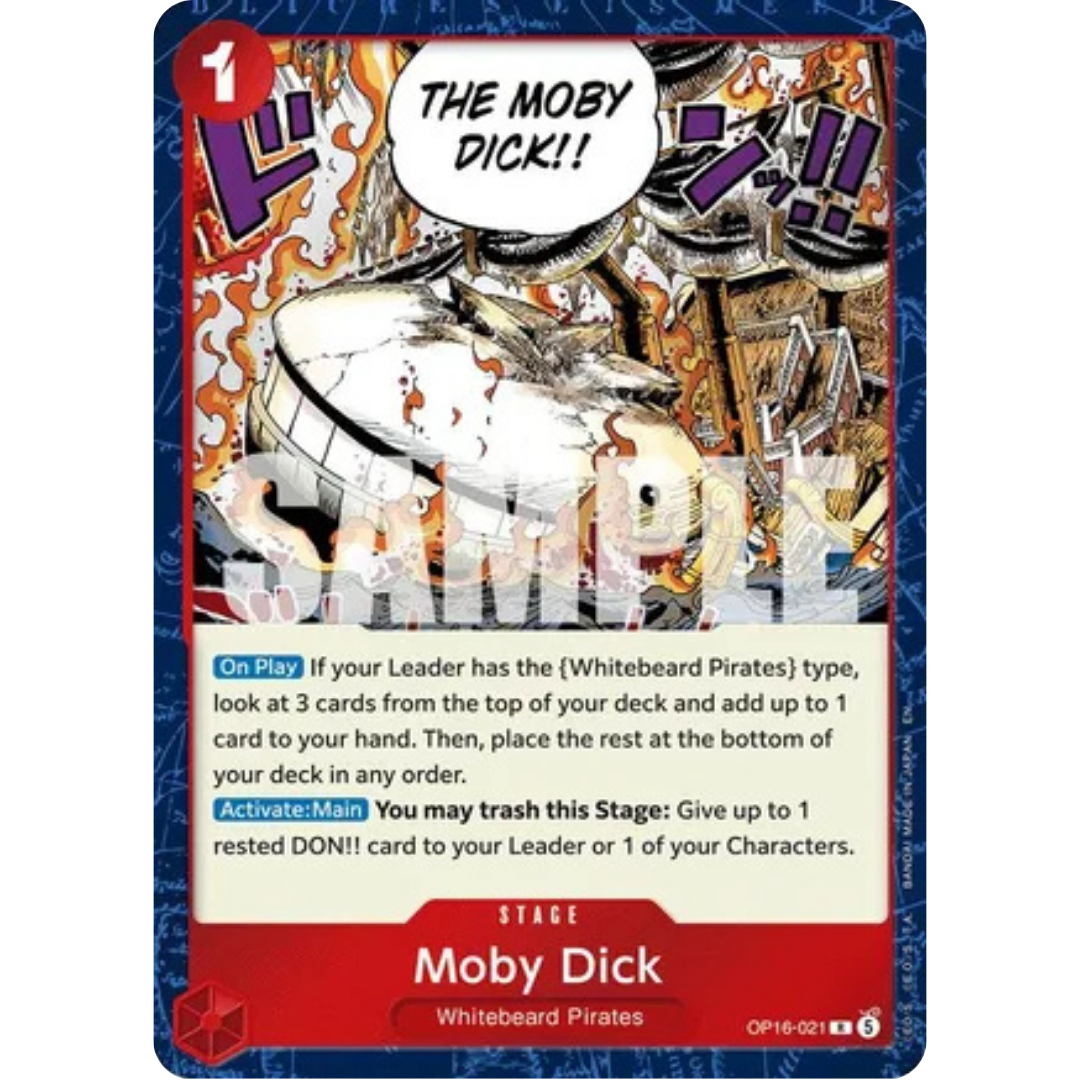Moby Dick (OP16-021) - The Time of Battle Foil