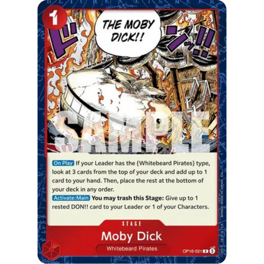 Moby Dick (OP16-021) - The Time of Battle Foil
