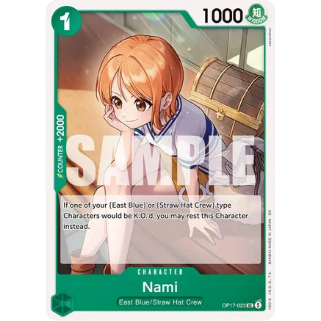 Nami (023) (OP17-023) - The World's Strongest Warriors