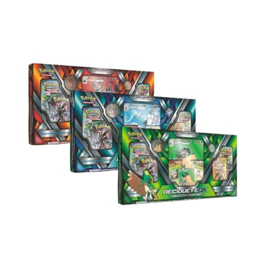 Premium Collection [Set of 3] Decidueye GX, Primarina GX, & Incineroar GX