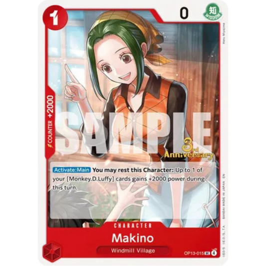 Makino (OP13-015) - Carrying On His Will: 3rd Anniversary Tournament Cards
