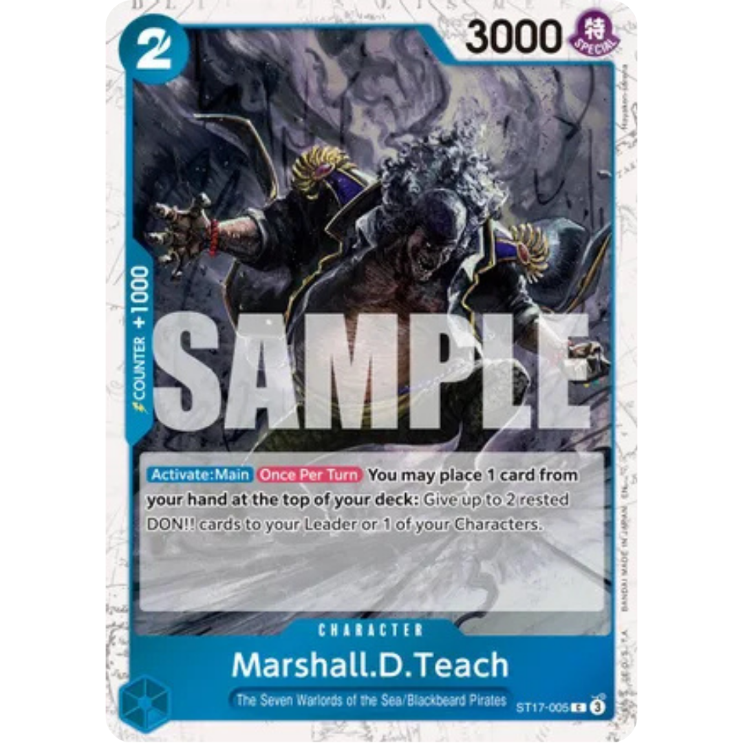 Marshall.D.Teach - ST17-005 (Pirate Foil) (ST17-005) - Premium Booster -The Best- Vol. 2 Foil