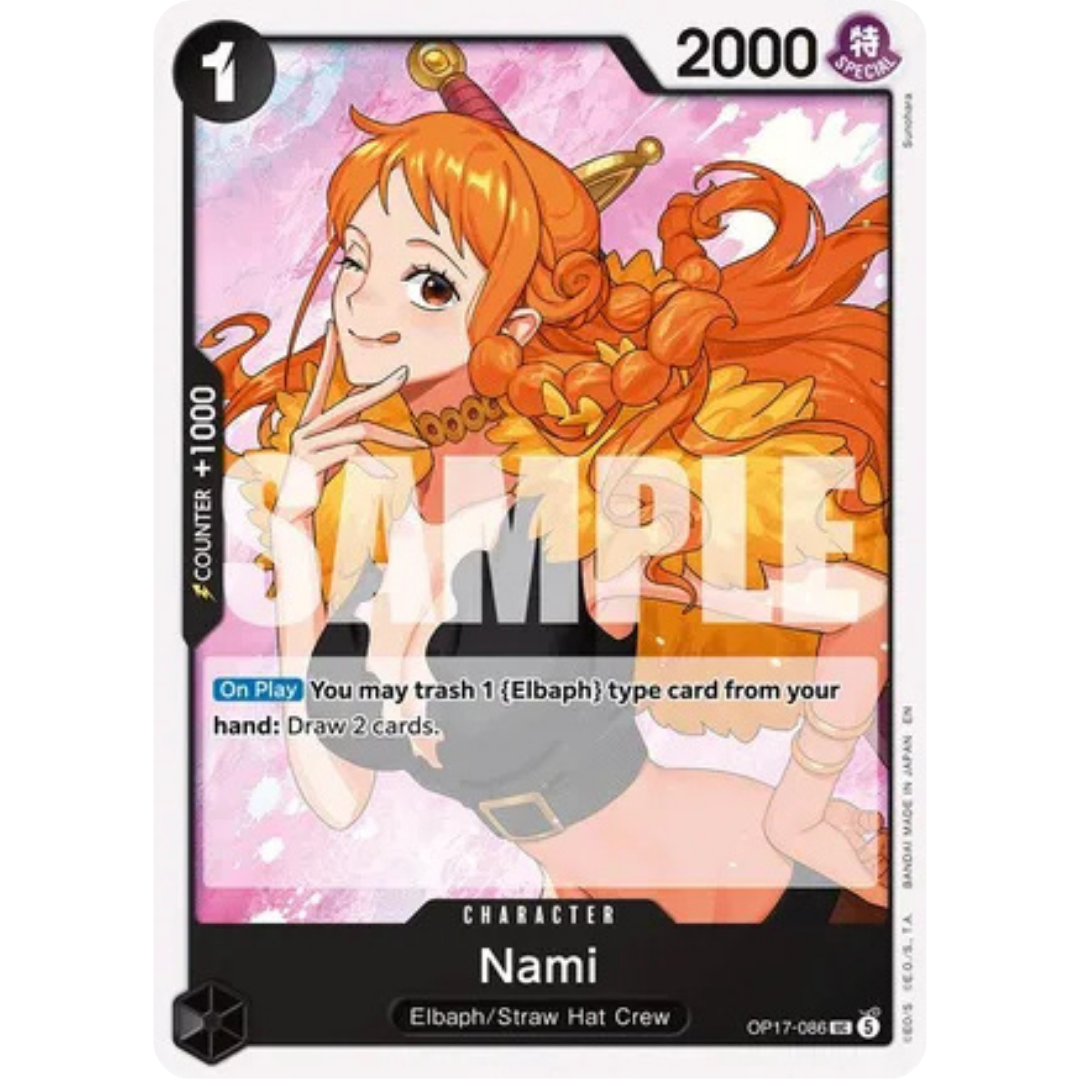 Nami (086) (OP17-086) - The World's Strongest Warriors