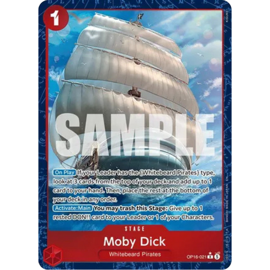 Moby Dick (Alternate Art) (OP16-021) - The Time of Battle Foil