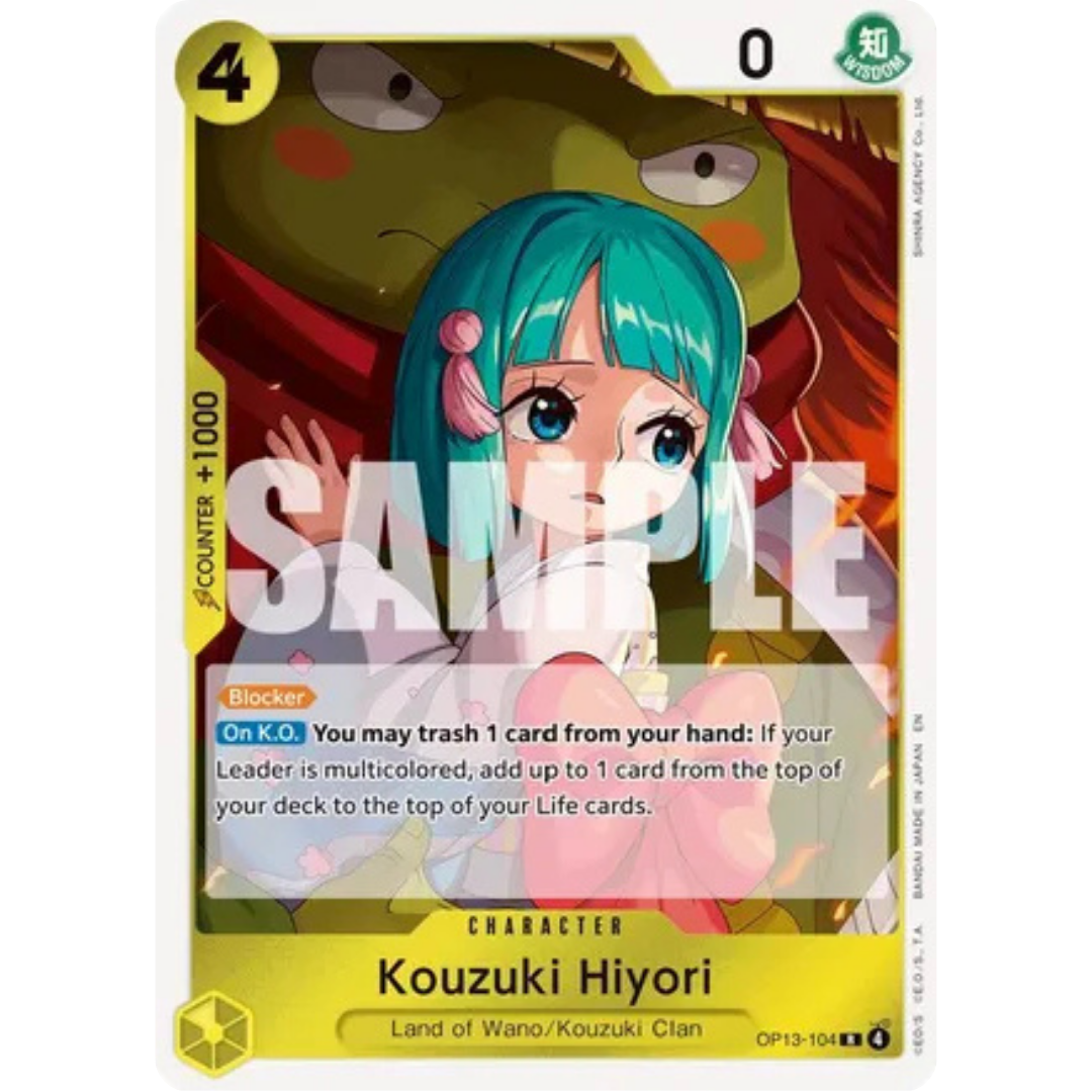 Kouzuki Hiyori (OP13-104) - Carrying On His Will Foil