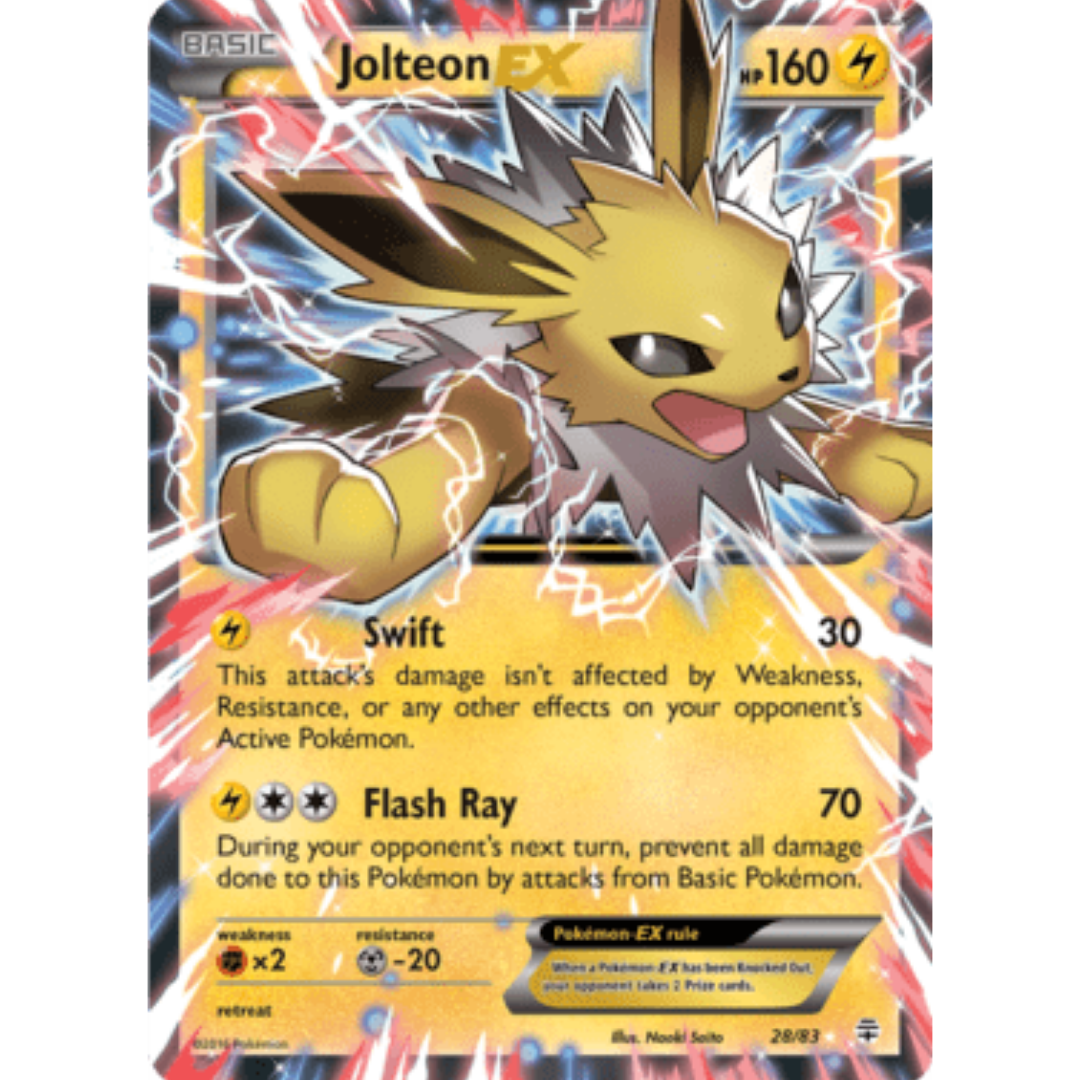 Jolteon EX 028/83  - Holofoil Generations - Ultra Rare