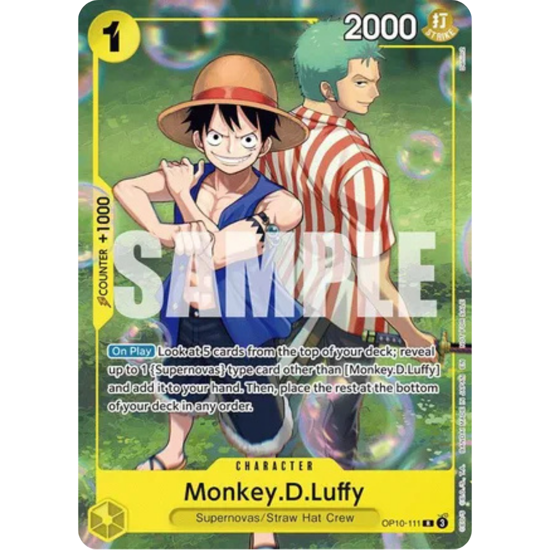 Monkey.D.Luffy (Learn Together Deck Set - Set Sail Event) (OP10-111) - One Piece Promotion Cards