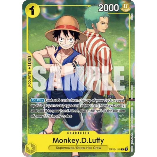 Monkey.D.Luffy (Learn Together Deck Set - Set Sail Event) (OP10-111) - One Piece Promotion Cards