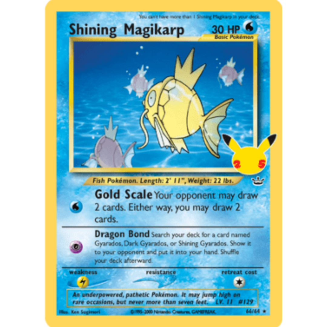 Shining Magikarp 066  - Holofoil Celebrations Classic Collection - Classic Collection