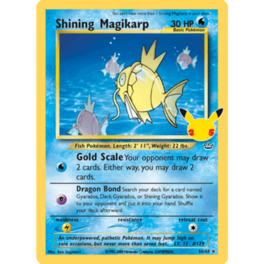 Shining Magikarp 066/64  - Holofoil Celebrations Classic Collection - Classic Collection