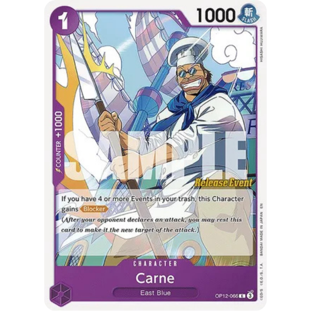 Carne (OP12-066) - Legacy of the Master Release Event Cards
