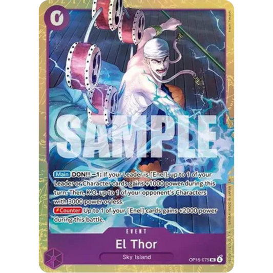 El Thor (Premium Card Collection -Best Selection Vol. 6-) (OP15-075) - One Piece Promotion Cards Foil