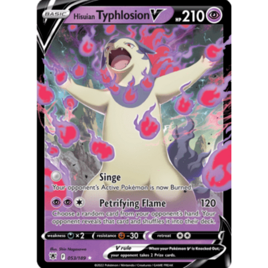 Hisuian Typhlosion V (053/189) [Sword & Shield: Astral Radiance]