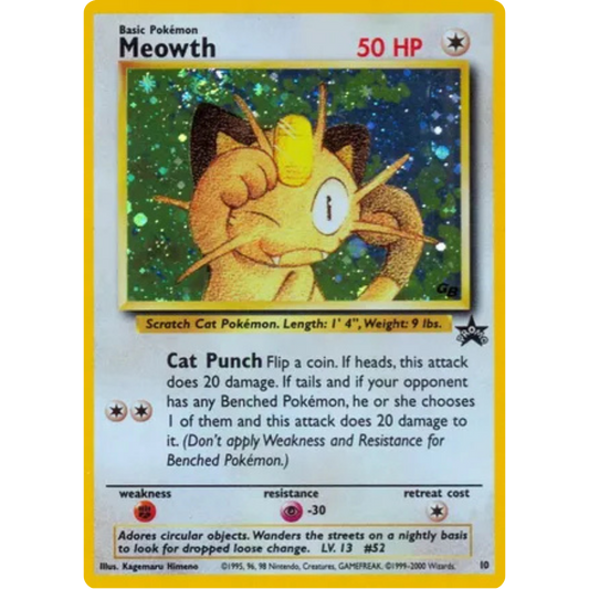 Meowth 010/53  - Holofoil WoTC Promo - Promo