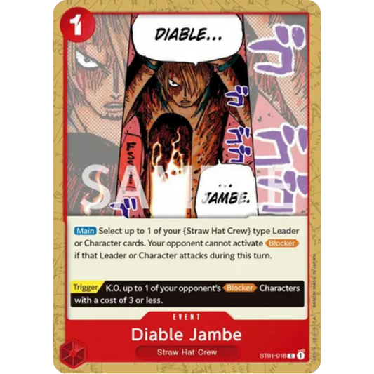 Diable Jambe (ST01-016) - Revision Pack Cards
