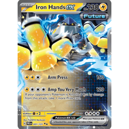 Iron Hands ex 031/131  - Holofoil SV Prismatic Evolutions - Double Rare
