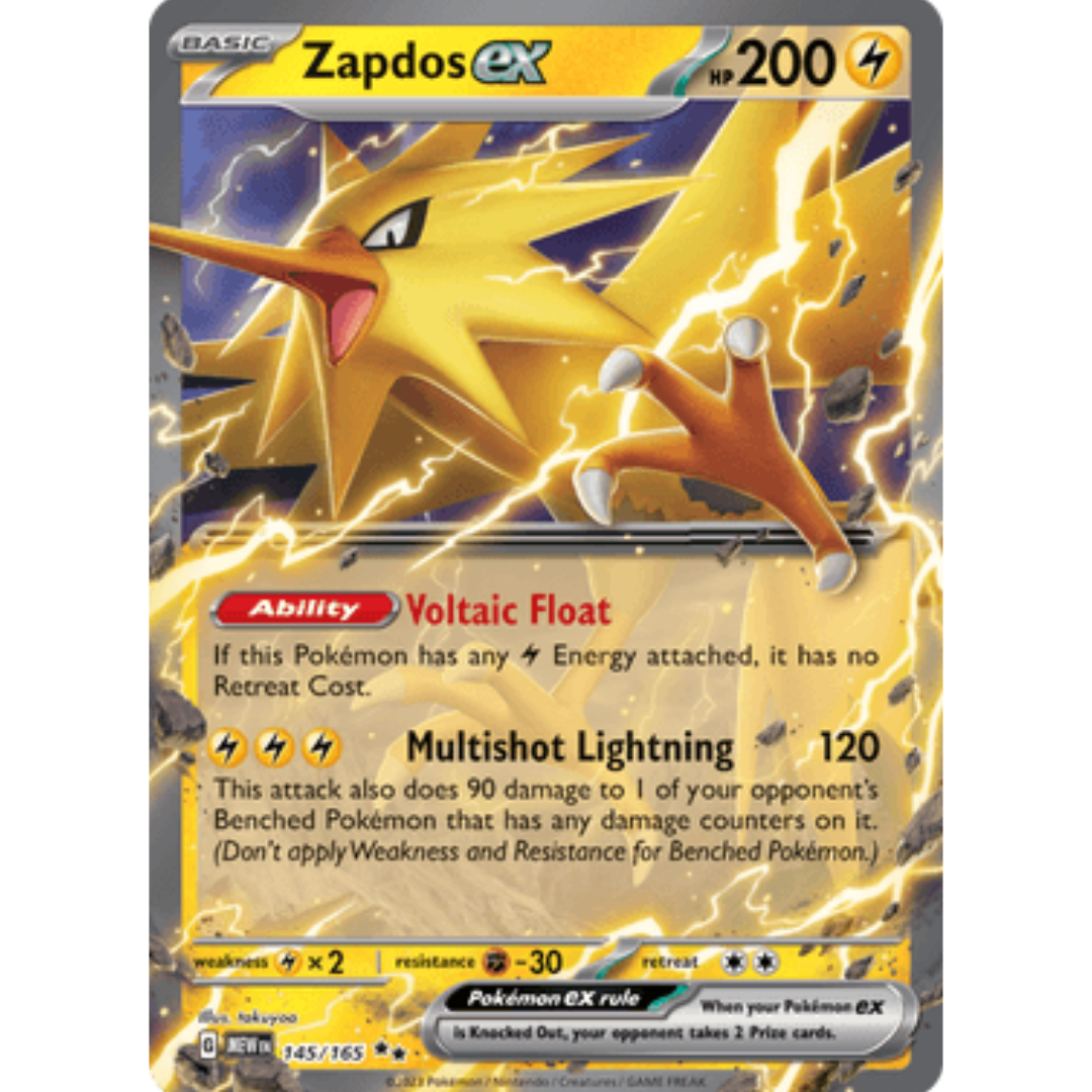 Zapdos ex (145/165) [Scarlet & Violet: 151]