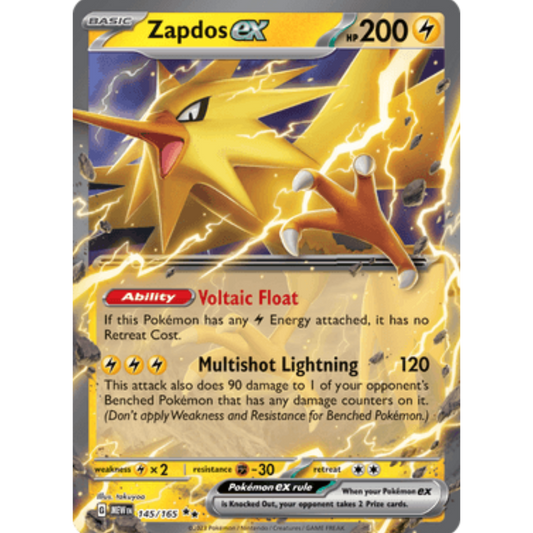 Zapdos ex (145/165) [Scarlet & Violet: 151]