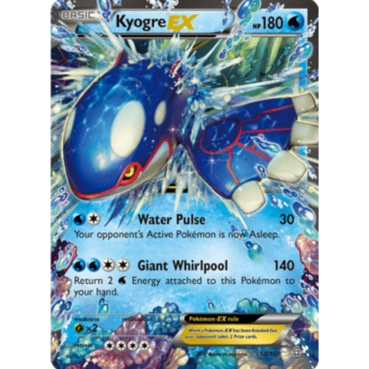 Kyogre EX 054/160  - Holofoil XY  Primal Clash - Ultra Rare