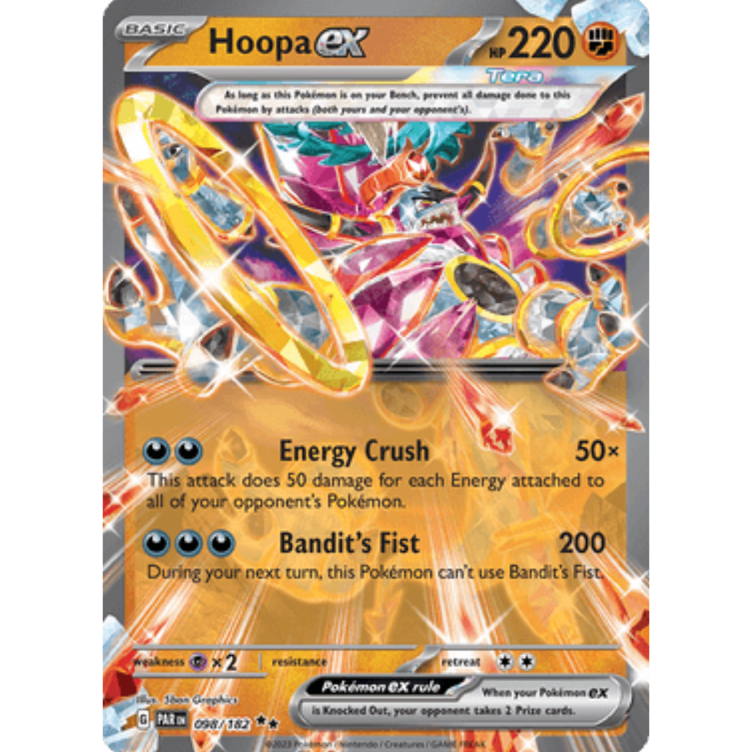 Hoopa ex 098/182  - Holofoil SV04 Paradox Rift - Double Rare
