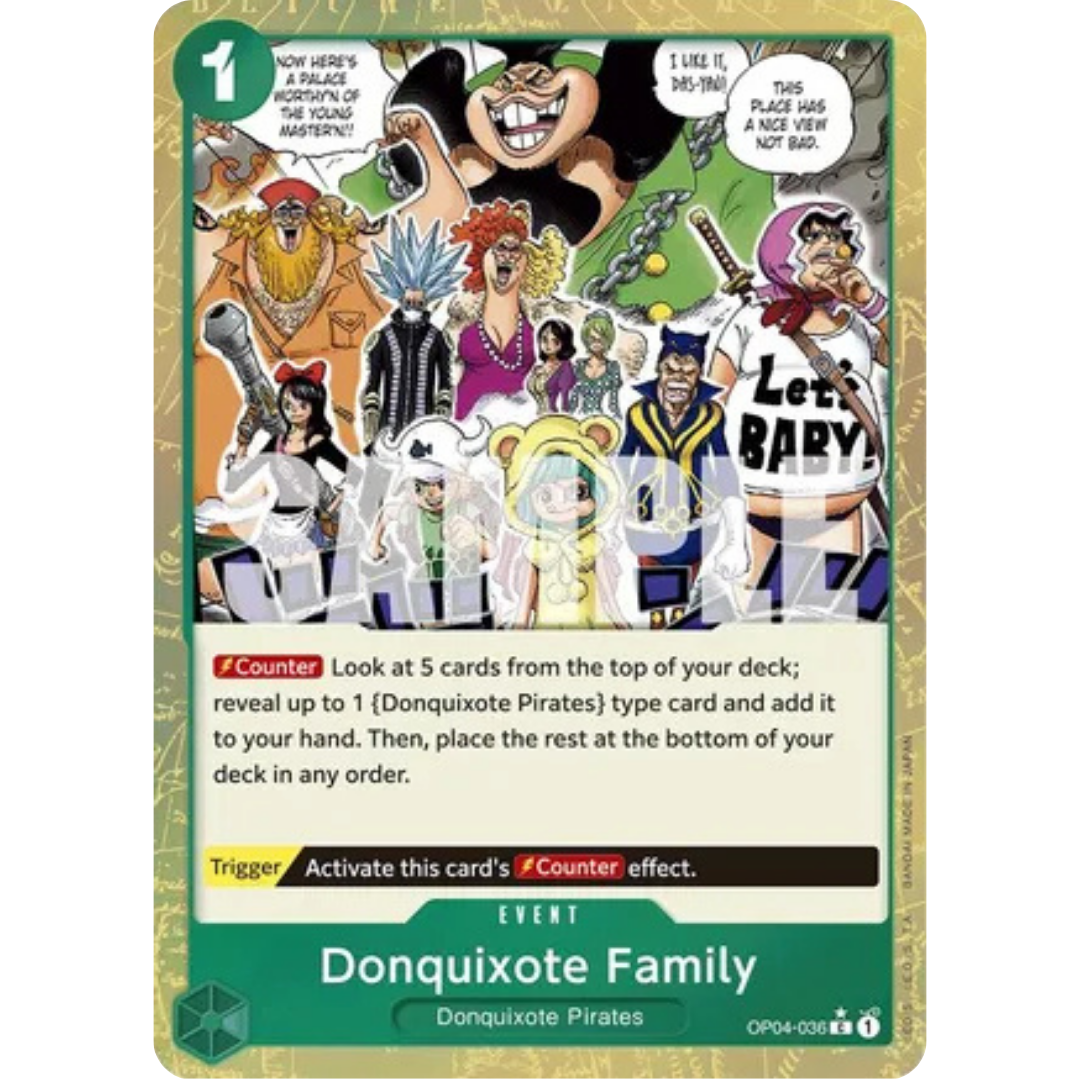 Donquixote Family (Textured Foil) (OP04-036) - Premium Booster -The Best- Foil