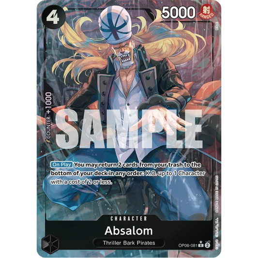 Absalom (Alternate Art) (OP06-081) - Wings of the Captain Foil