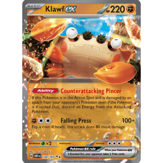 Klawf ex (120/197) [Scarlet & Violet: Obsidian Flames]